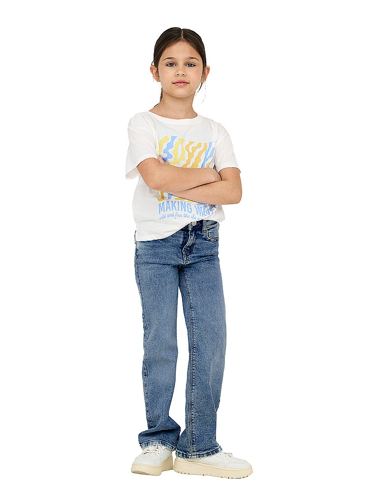 ONLY Mädchen Jeans Wide Leg KOGJUICY  hellblau | 146