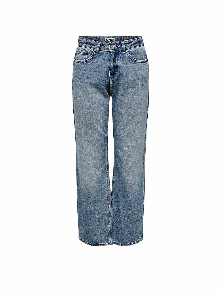 ONLY Jeans Straight Fit ONLELLA-RILEY blau | L/L32
