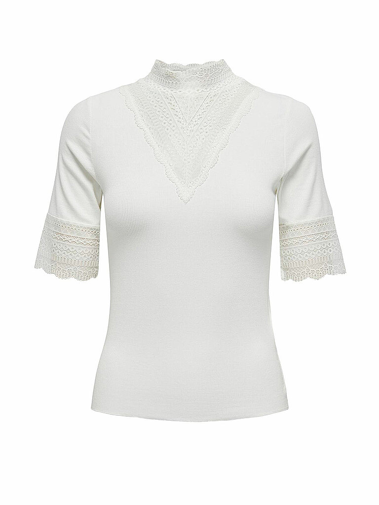 T-Shirt ONLTILDE creme M damen