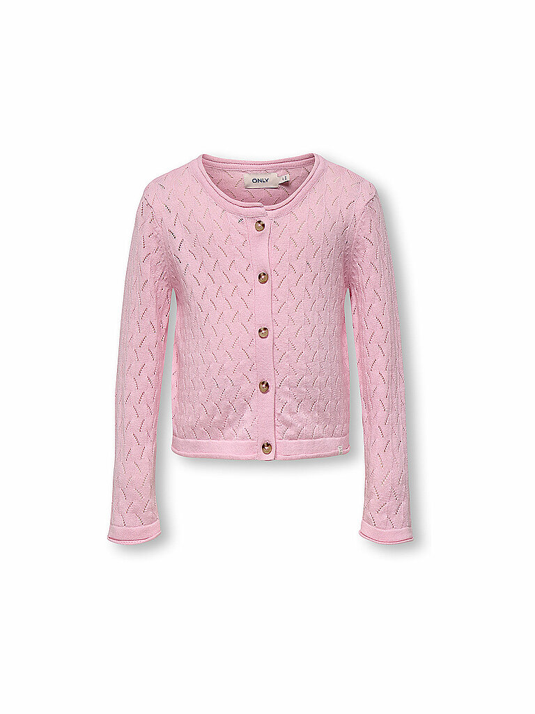 ONLY Mädchen Strickjacke KMGMEGAN LIFE rosa   92 baby