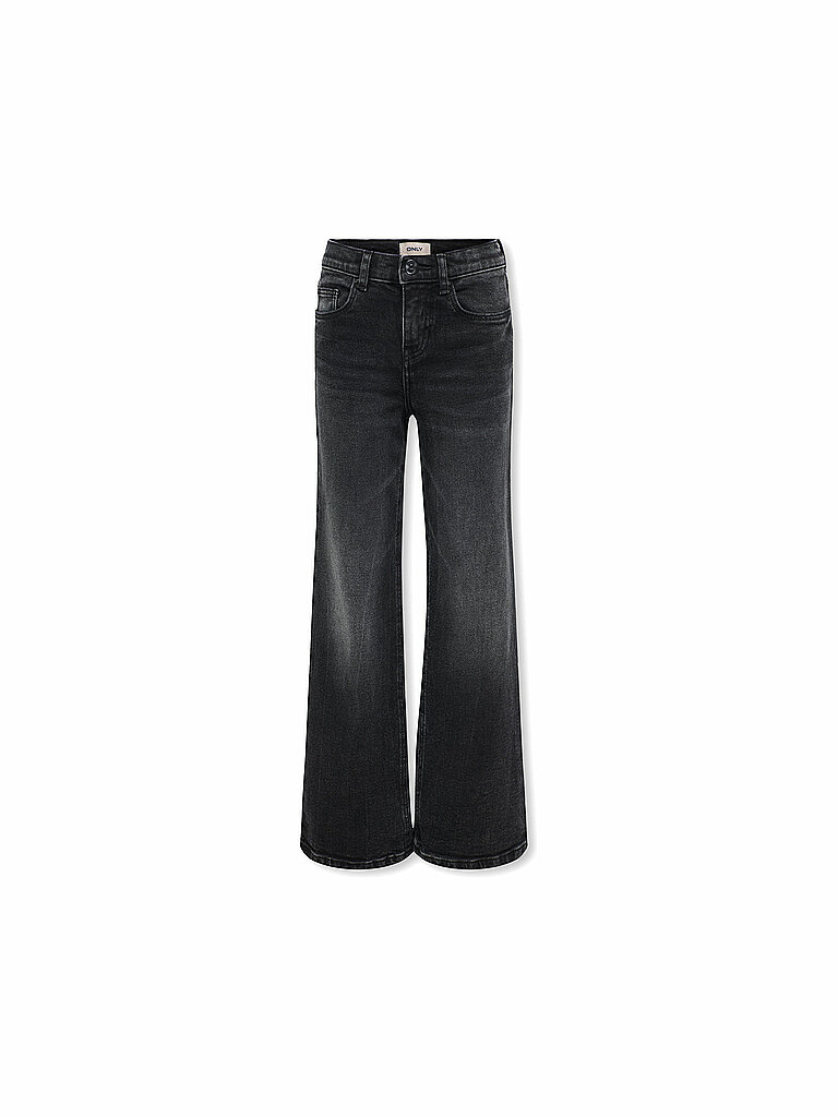 ONLY Mädchen Jeans Wide Fit  KOGJUICI schwarz | 140