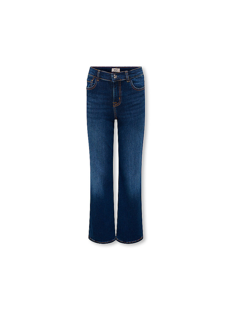 ONLY Mädchen Jeans Wide Fit KOGMADISON dunkelblau | 140