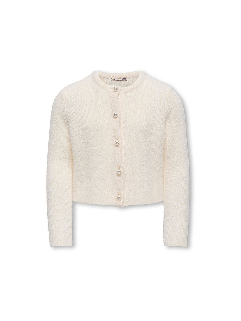 ONLY Mädchen Strickjacke KOGPIUMO weiss | 134-140