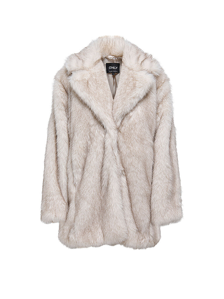 Jacke in Felloptik ONLDAWN creme L damen
