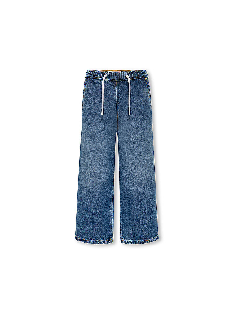ONLY Mädchen Jeans Wide Fit KMGPIERCE  blau | 128