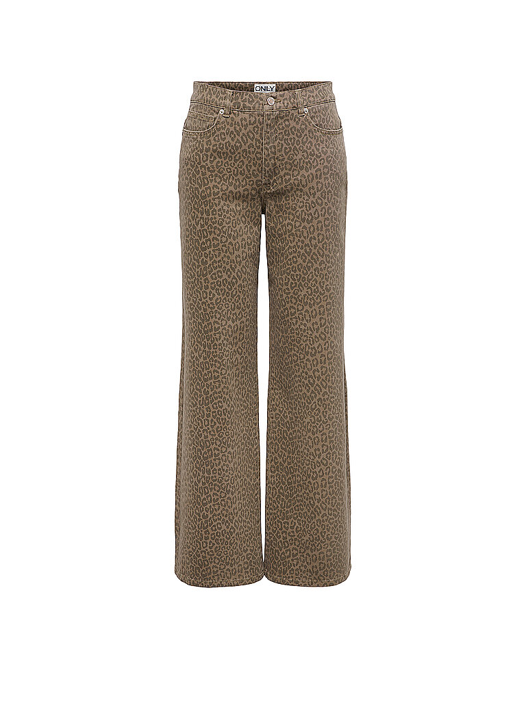 Jeans Wide Leg ONLMADISON hellbraun L/L32 damen