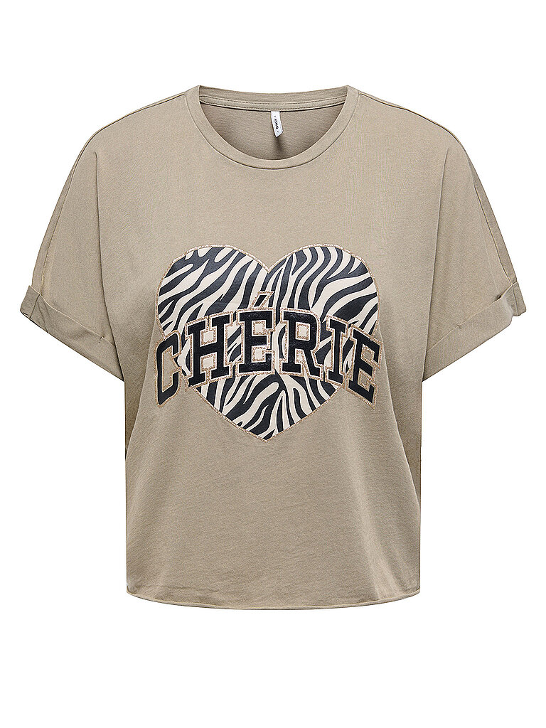 ONLY T-Shirt ONLLUCY  olive   L damen 2
