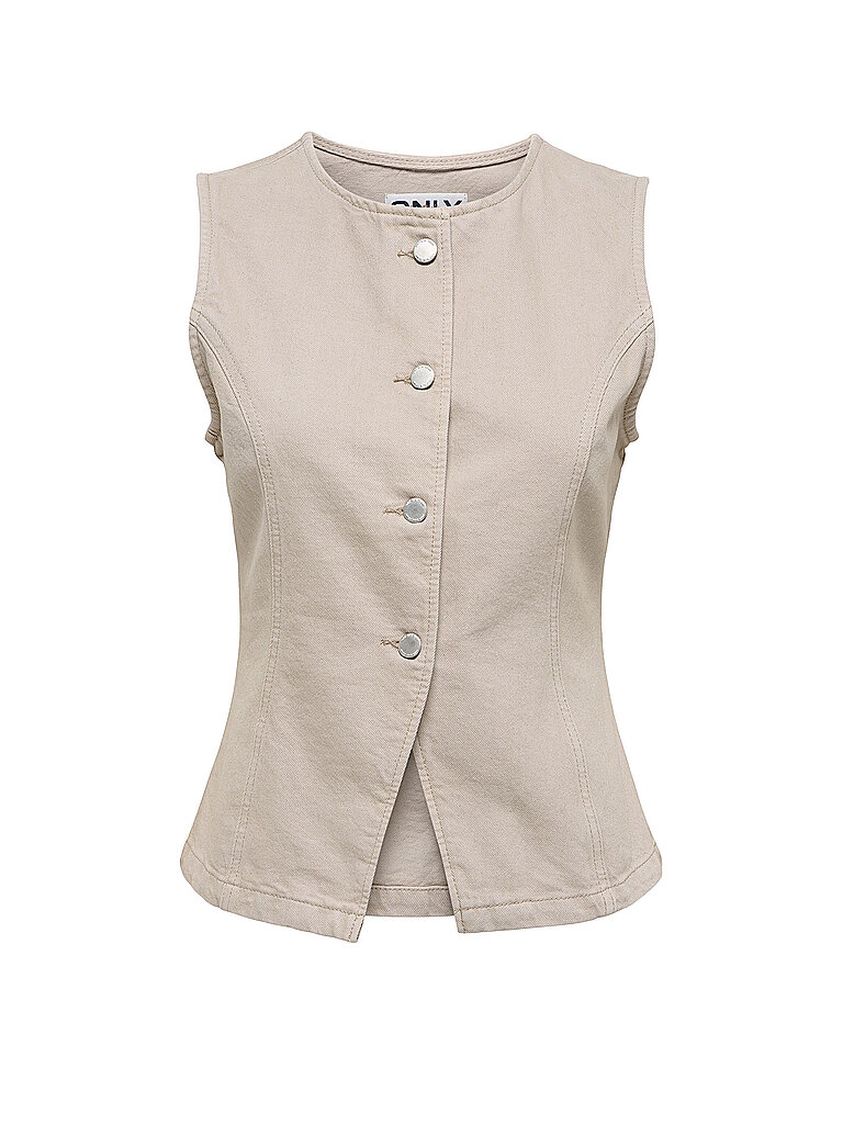 Gilet ONLEVERLY beige XS damen