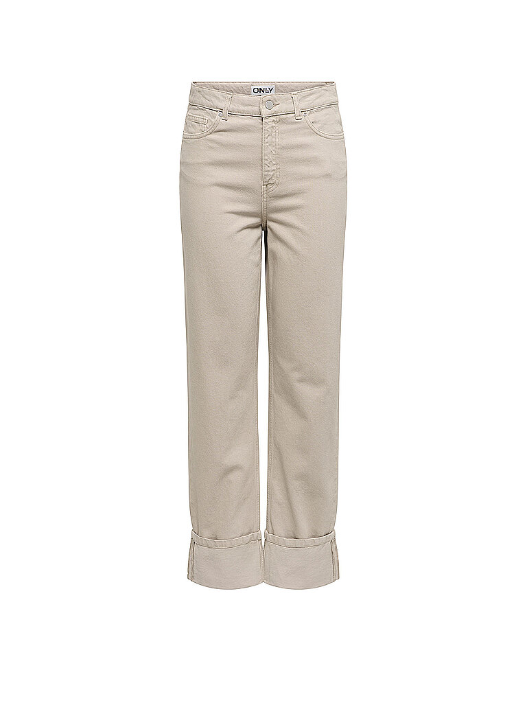 Jeans Straight Fit ONLEVERLY beige S/L32 damen