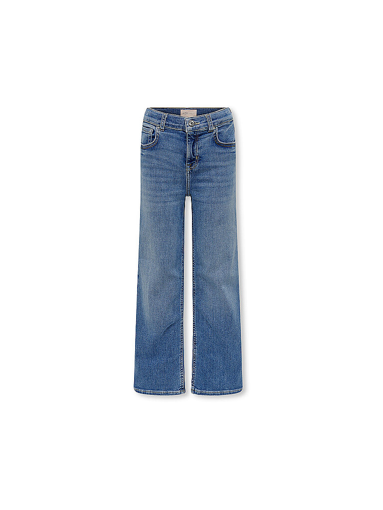 ONLY Mädchen Jeans Wide Fit  blau | 140