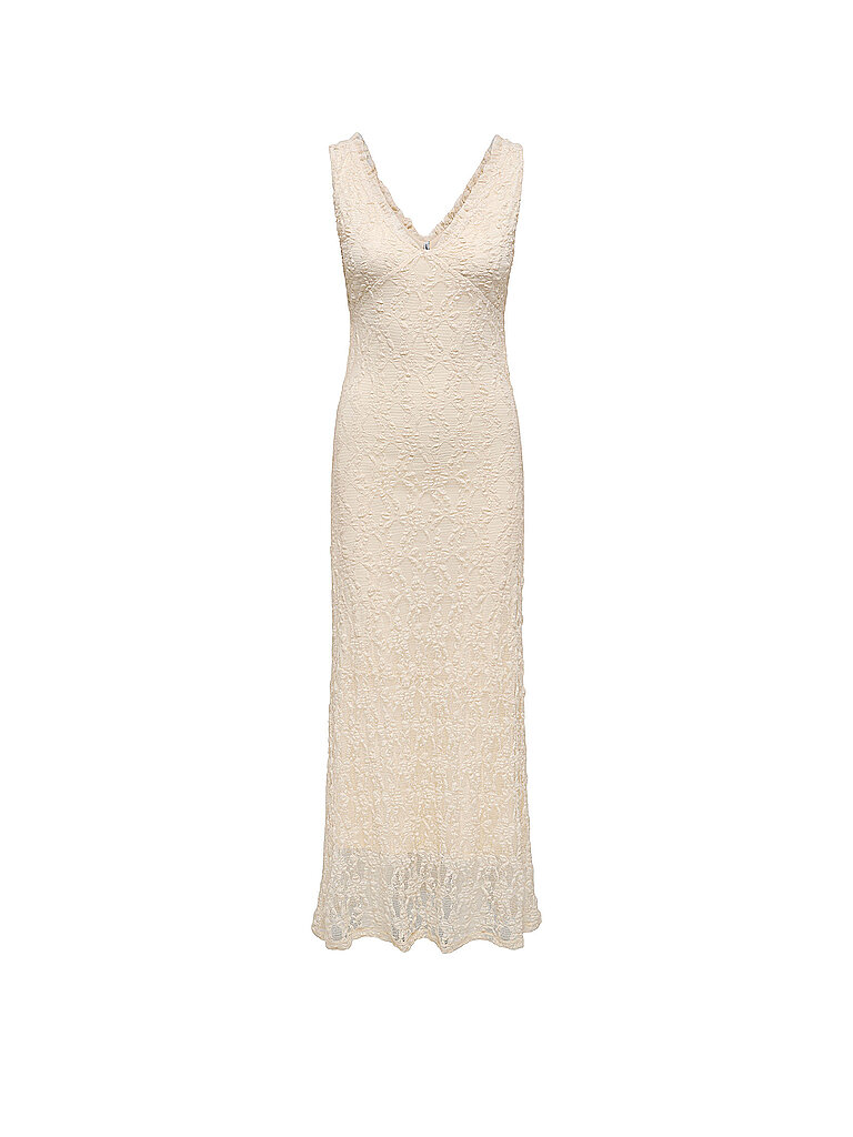 Maxikleid ONLALBINA beige L damen