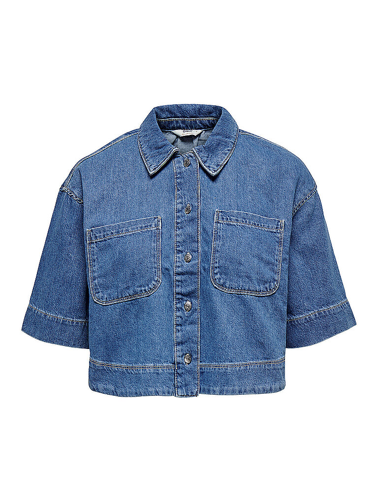 ONLY Jeansbluse  ONLCLEO LIFE blau | XL