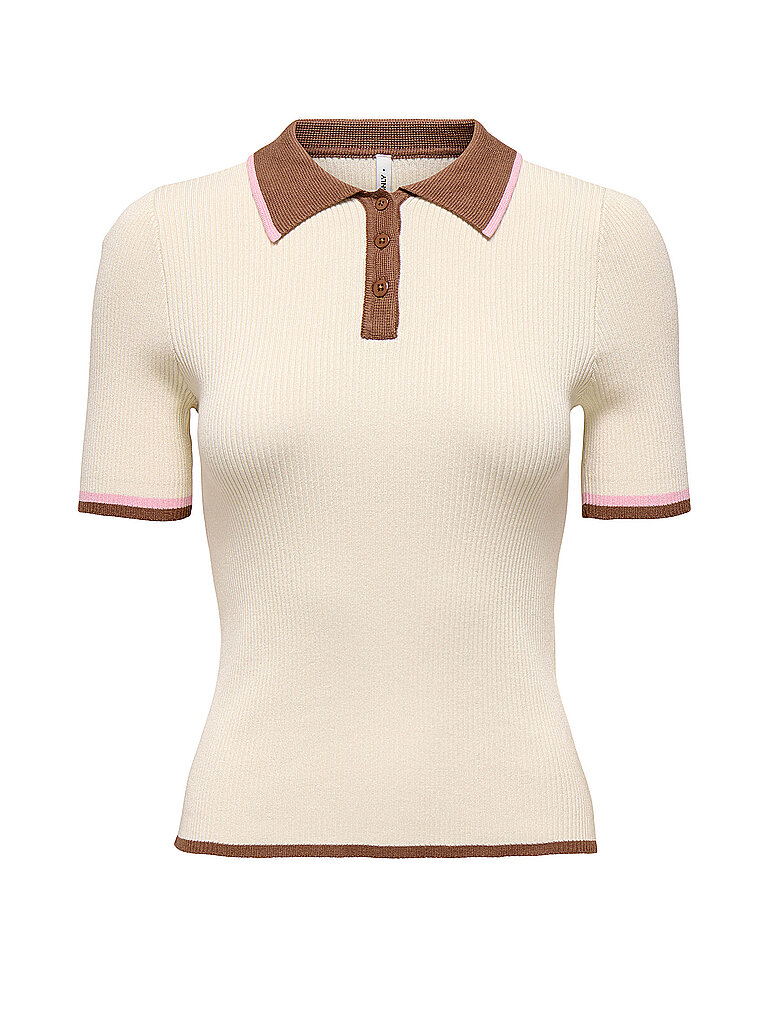 ONLY Poloshirt ONLMEDDI  beige | XL
