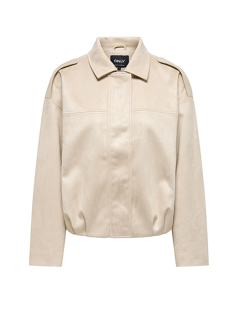 ONLY Jacke in Lederoptik ONLAMBER beige | L