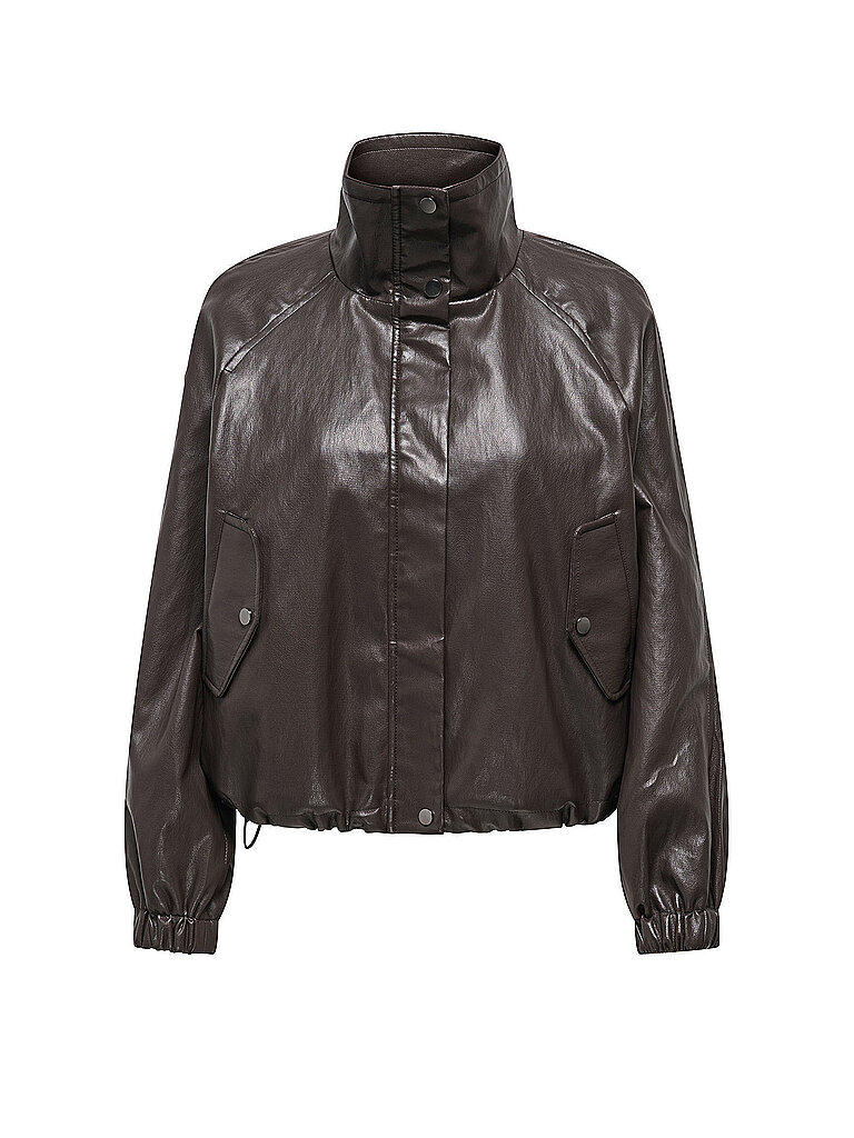 ONLY Jacke in Lederoptik ONLMINI braun | M