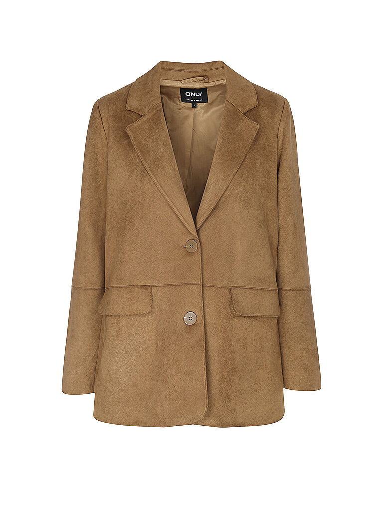 ONLY Jacke in Lederoptik ONLDIANE hellbraun | XS