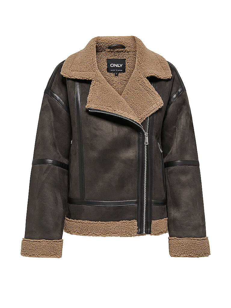 ONLY Jacke in Lederoptik ONLKENDRA braun | XS