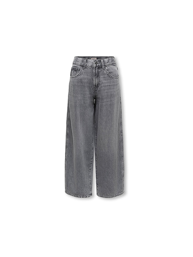 ONLY Mädchen Jeans Wide Fit KOGTAYLOR  grau | 164