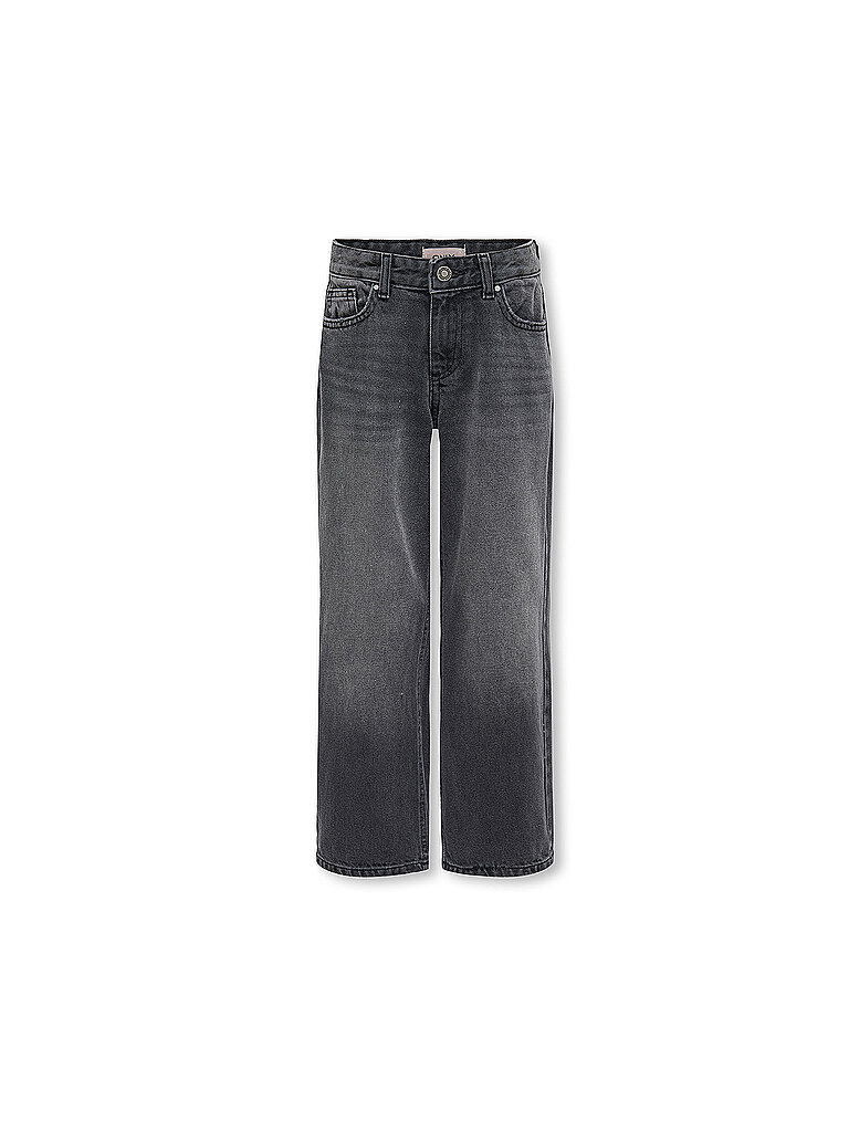 ONLY Mädchen Jeans Wide Fit KOGELLA schwarz | 140