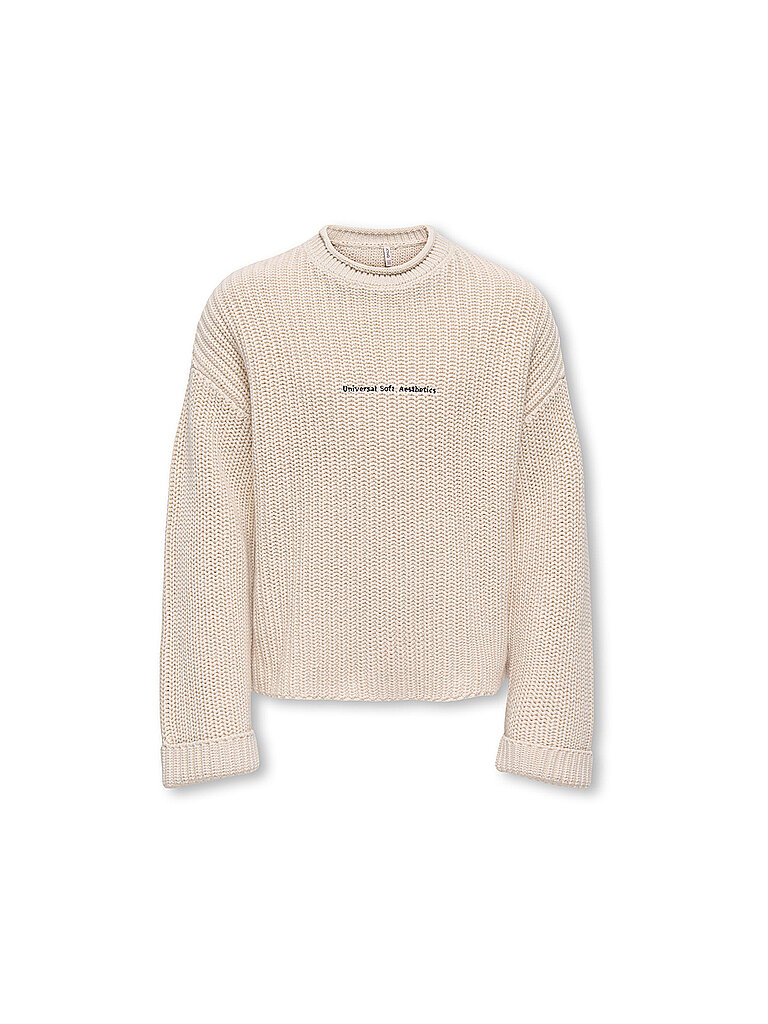 ONLY Mädchen Pullover KOGPEPPE  beige | 146-152