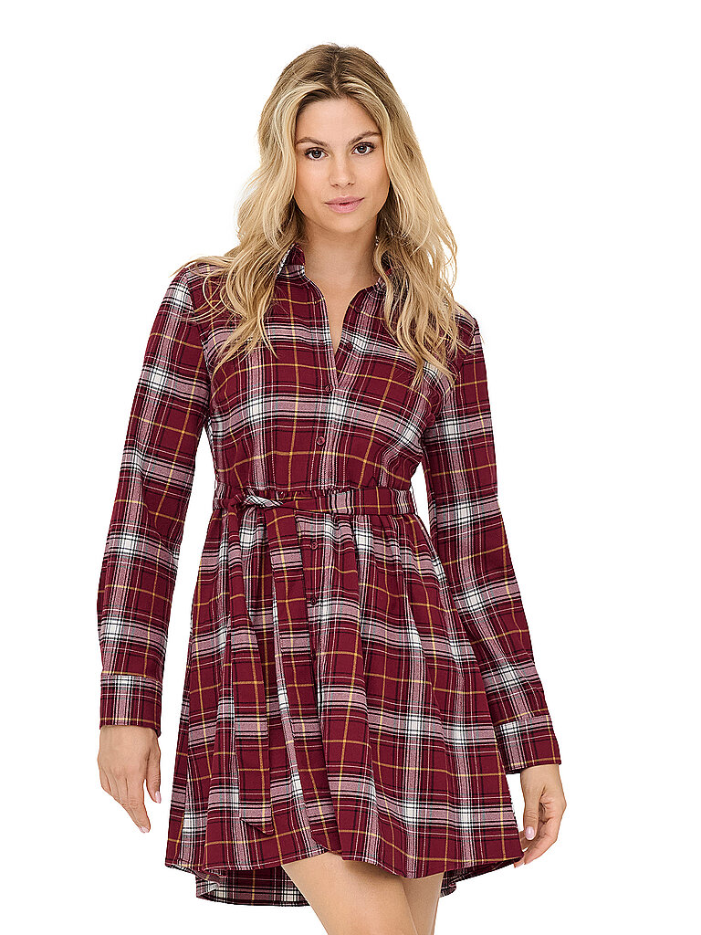 ONLY Minikleid ONLWREN  dunkelrot | XL