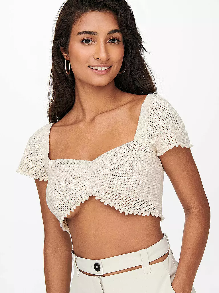 ONLY | Bluse Cropped Fit ONLSUMMER  | beige