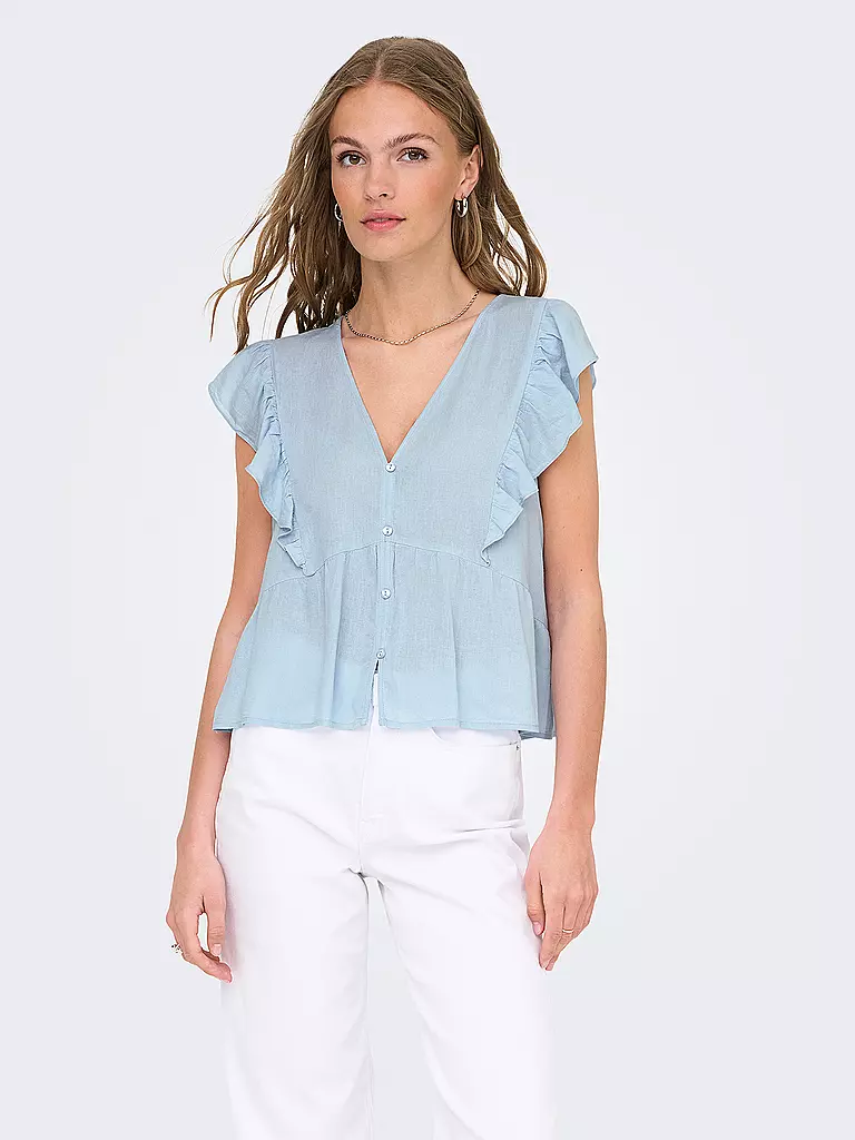 ONLY | Blusenshirt ONLRIAN | hellblau