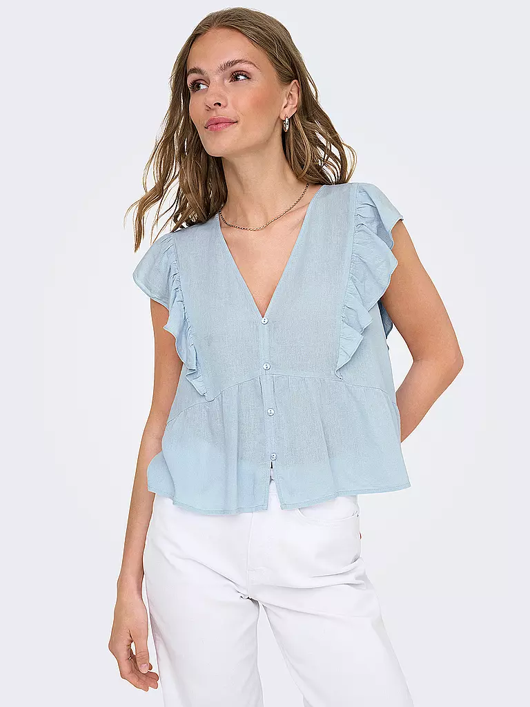 ONLY | Blusenshirt ONLRIAN | hellblau