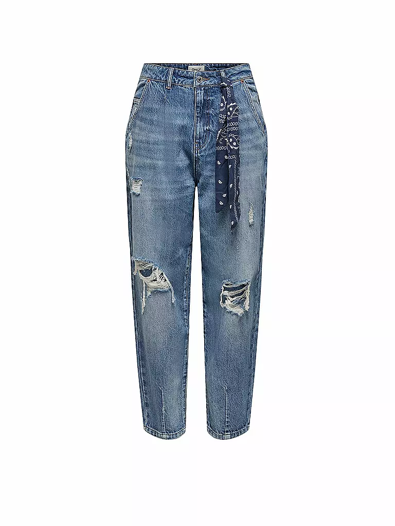 ONLY | Highwaist Jeans " ONLVERNA " 3/4 | blau