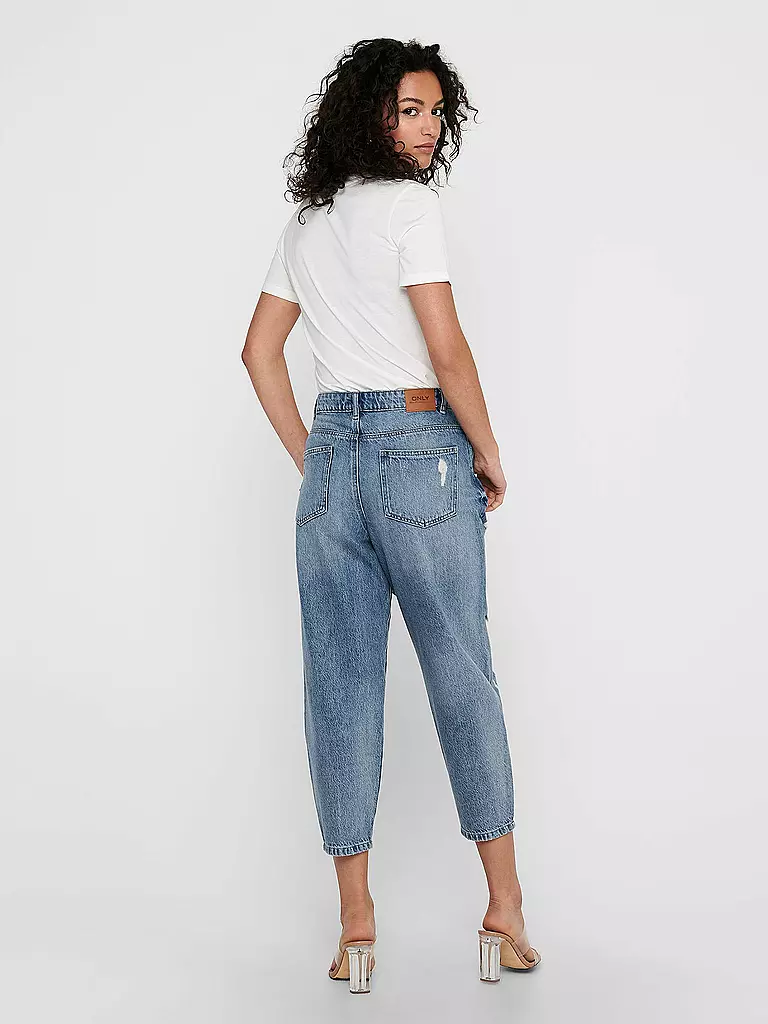 ONLY | Highwaist Jeans " ONLVERNA " 3/4 | blau