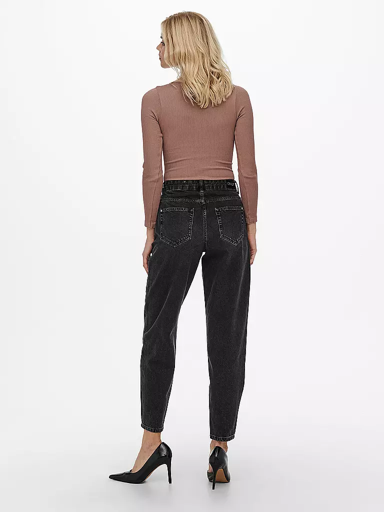 ONLY | Highwaist Jeans Balloon Fit 7/8 ONLTROY | schwarz