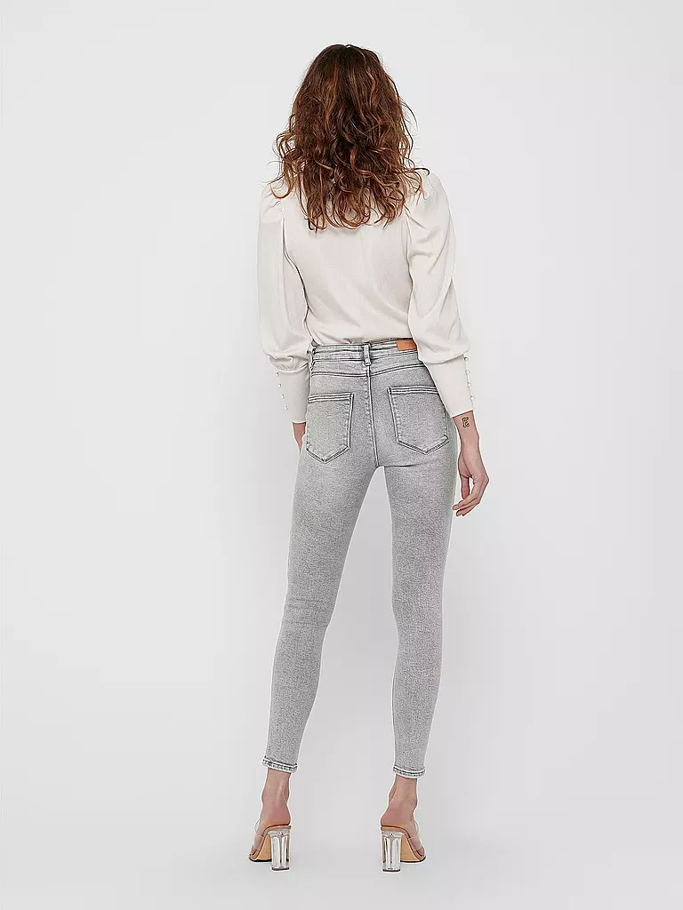 ONLY | Highwaist Jeans Skinny Fit " ONLMILA " | grau