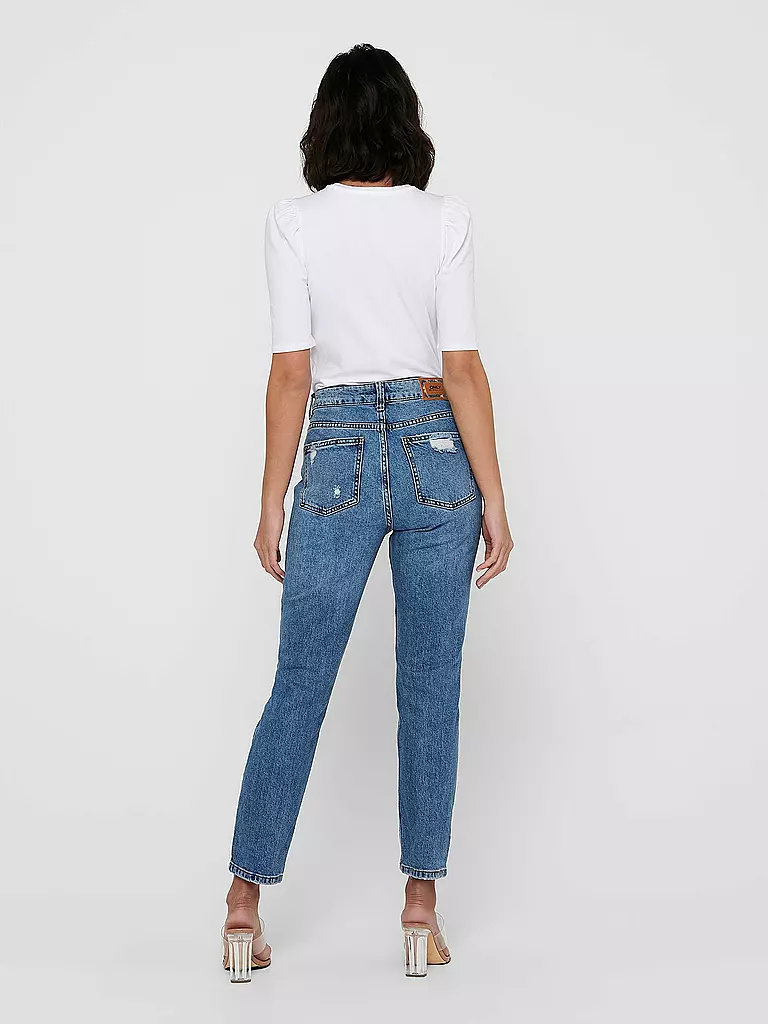 ONLY | Highwaist Jeans Slim Fit " ONLEMILY " 7/8 | blau