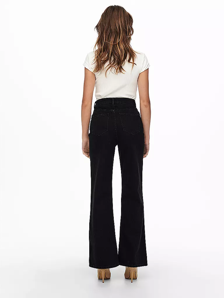 ONLY | Highwaist Jeans Wide Leg ONLCAMILLE  | schwarz