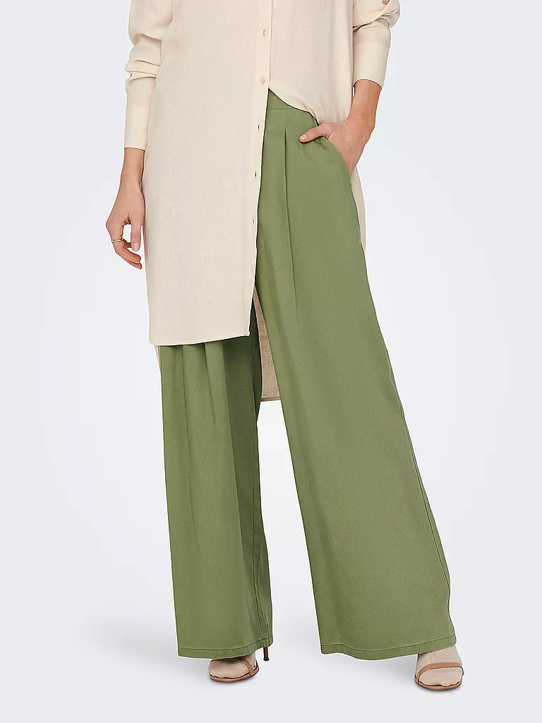ONLY | Hose Wide Leg ONLKENYA | olive