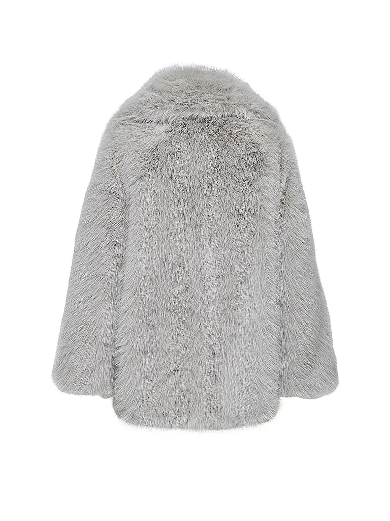ONLY | Jacke in Felloptik ONLASHIA | hellgrau