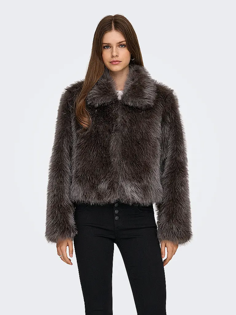 ONLY | Jacke in Felloptik ONLMANNY | Braun