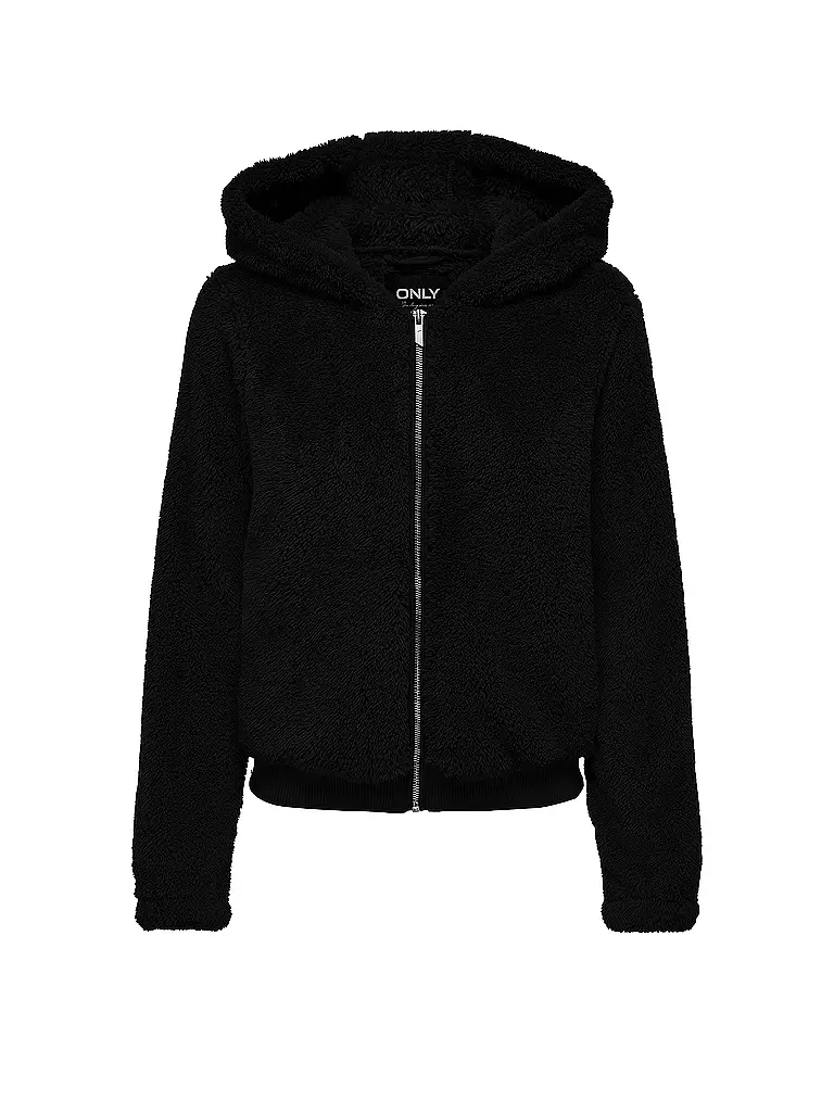 ONLY | Jacke in Felloptik ONLNEWANNA | schwarz