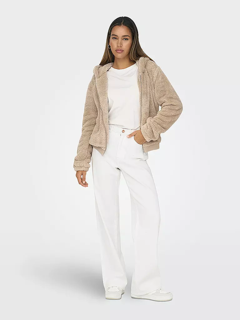 ONLY | Jacke in Felloptik ONLNEWANNA | beige