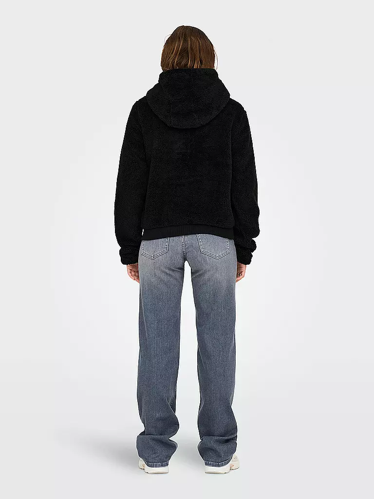 ONLY | Jacke in Felloptik ONLNEWANNA | schwarz