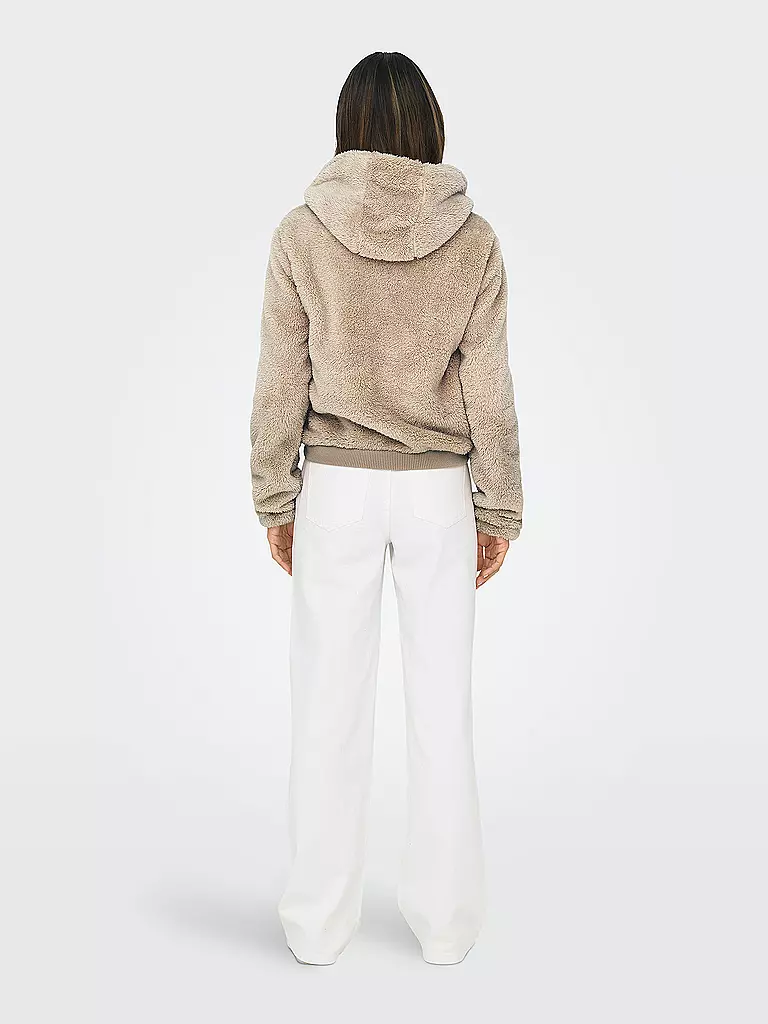 ONLY | Jacke in Felloptik ONLNEWANNA | schwarz