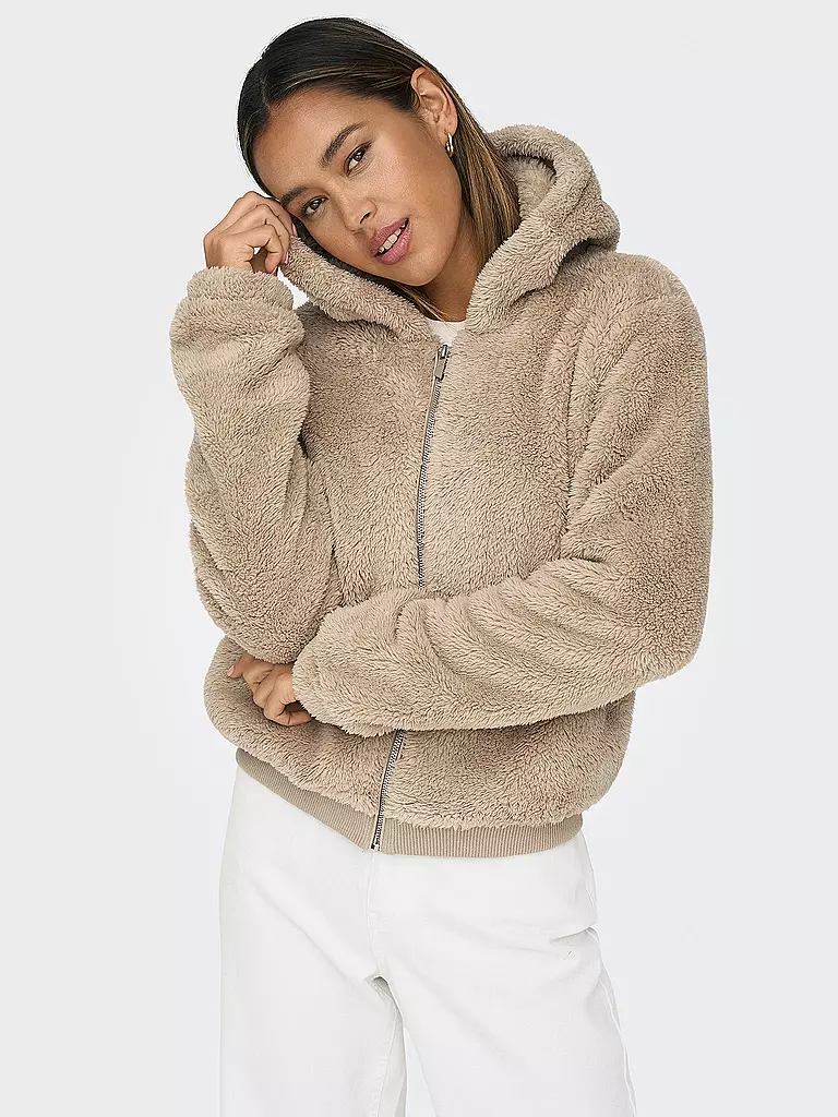 ONLY | Jacke in Felloptik ONLNEWANNA | schwarz