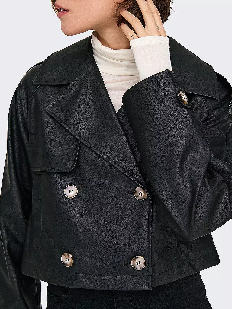 ONLY | Jacke in Lederoptik ONLAMIA | beige