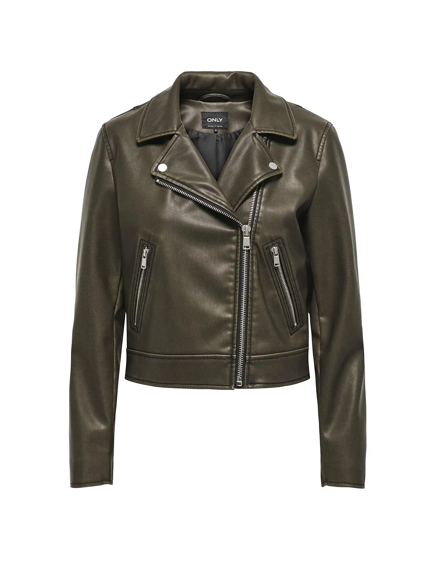 ONLY | Jacke in Lederoptik ONLRIA | schwarz