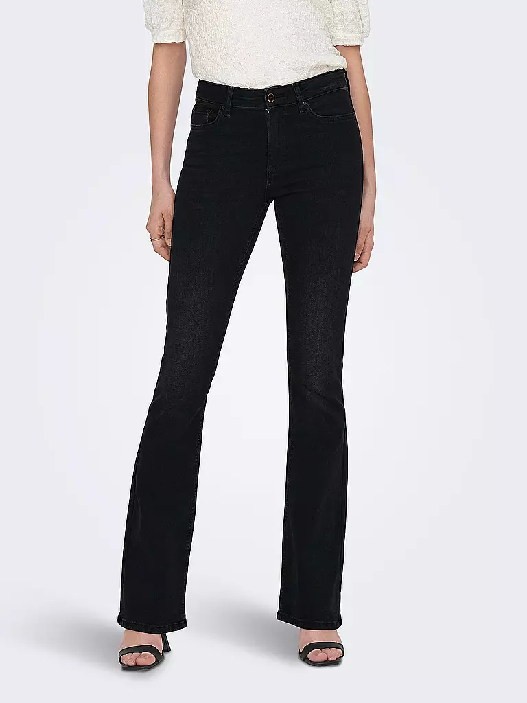 ONLY | Jeans Flared Fit ONLBLUSH | schwarz