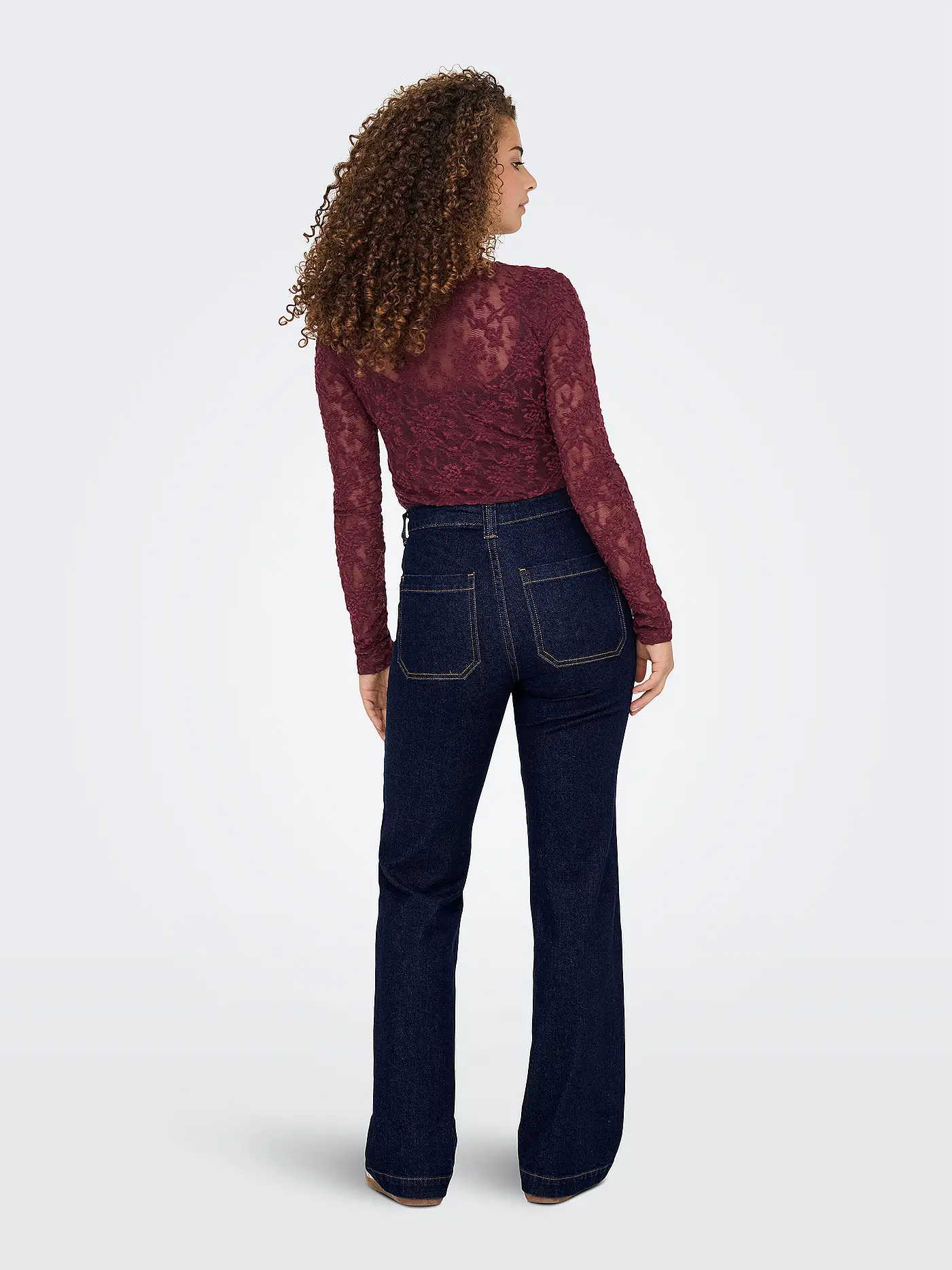 ONLY | Jeans Flared Fit ONLEMILY  | dunkelblau