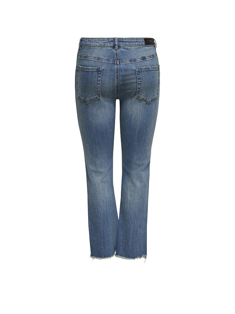 ONLY | Jeans Straight-Fit "ONLKENYA" 7/8 | blau