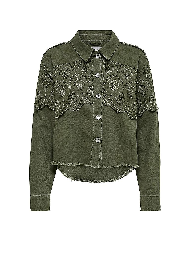 ONLY | Jeansjacke " ONLELENA  " | olive