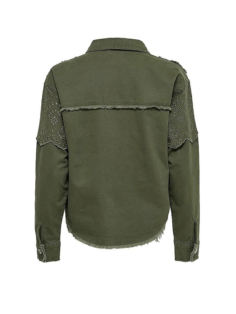 ONLY | Jeansjacke " ONLELENA  " | olive