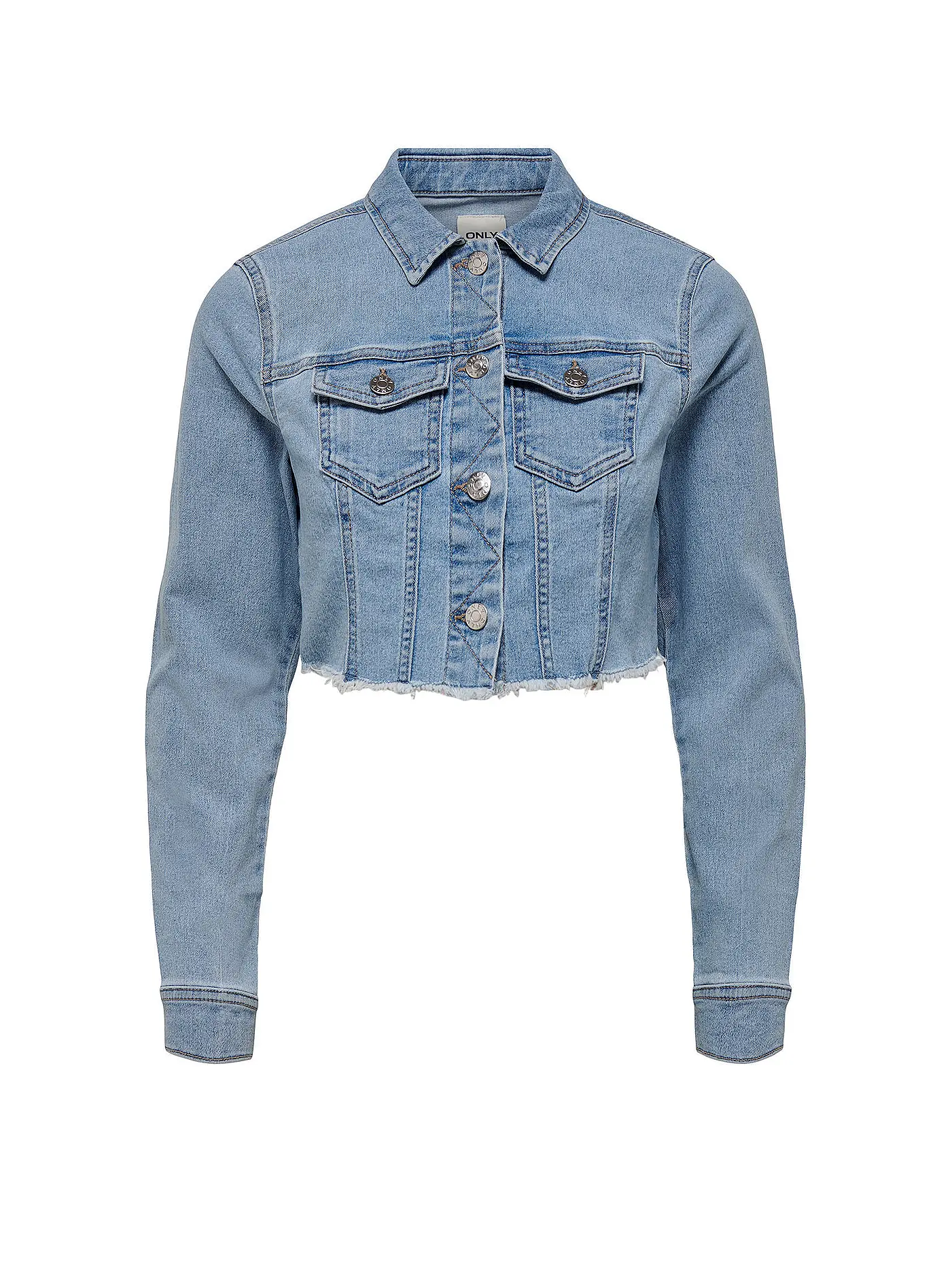 ONLY | Jeansjacke Cropped Fit ONLWONDER  | hellblau